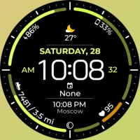 Chester Hybrid time watch face